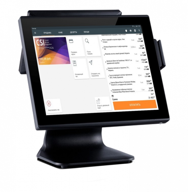 Сенсорный моноблок Entry POS 15" J6412